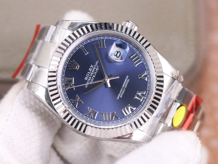 2022122305061170 - 精仿勞力士日誌型男士手錶 tw廠手錶勞力士日誌 126334 藍盤 羅馬刻度￥2980