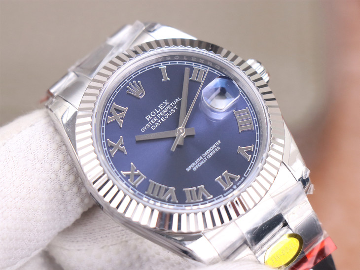 2022122305061347 - 精仿勞力士日誌型男士手錶 tw廠手錶勞力士日誌 126334 藍盤 羅馬刻度￥2980