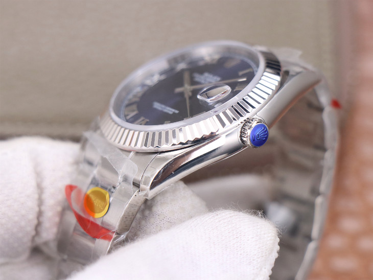 2022122305061530 - 精仿勞力士日誌型男士手錶 tw廠手錶勞力士日誌 126334 藍盤 羅馬刻度￥2980