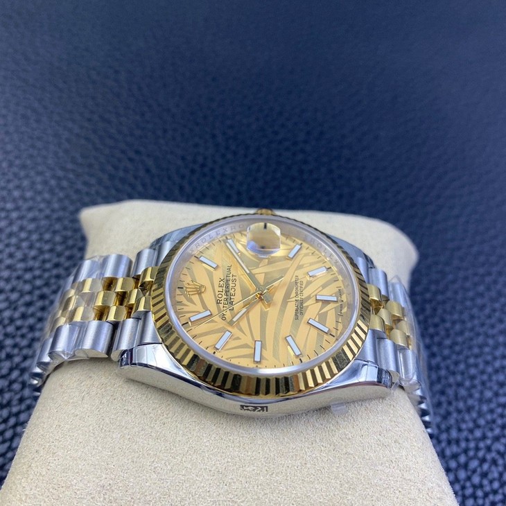 2022122308012640 - 復刻勞力士日誌哪個廠手錶的好 126233 ew廠手錶 棕櫚葉圖案 （JUBILEE）錶帶￥2980