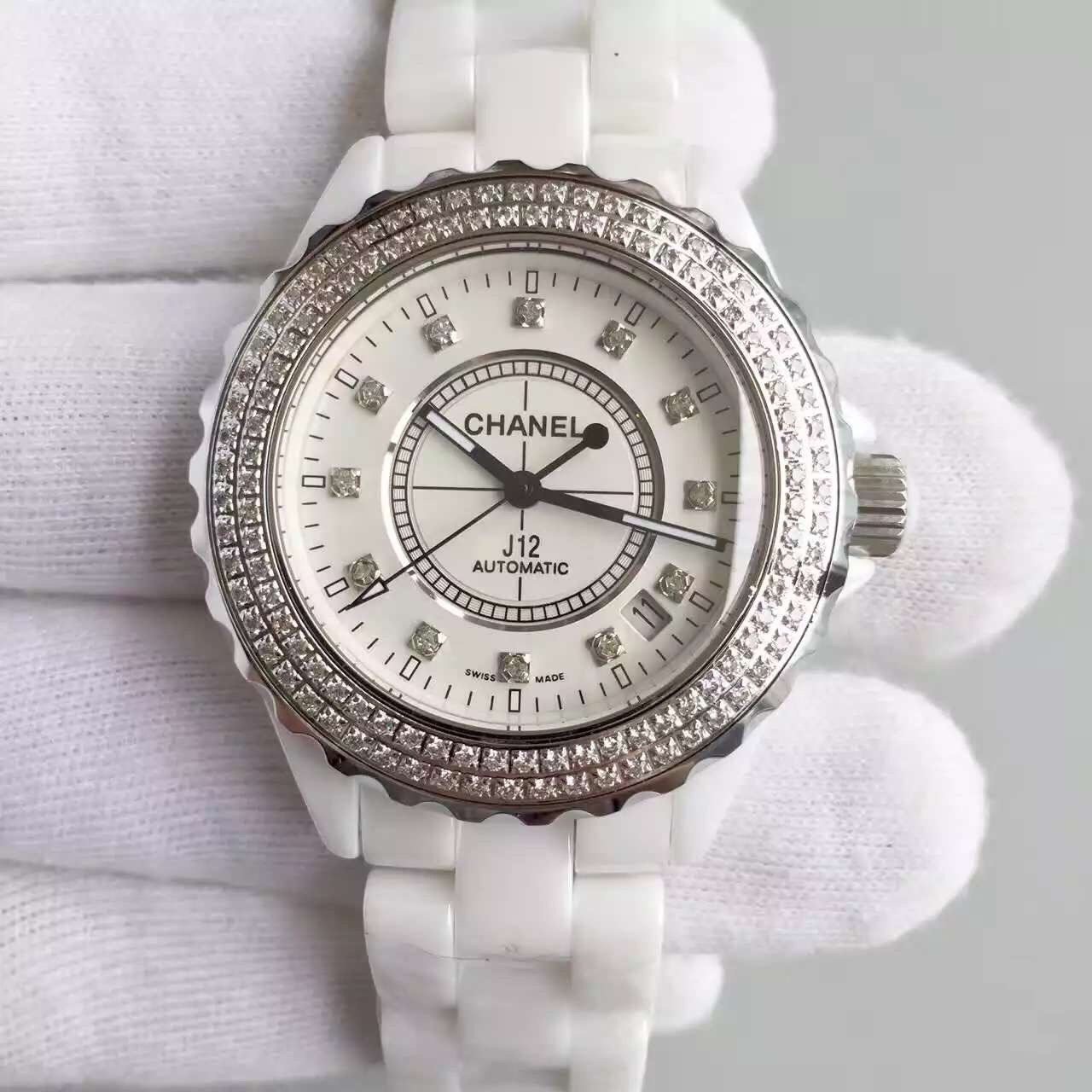 2022122611444152 - 仿香奈兒手錶j12價格 香奈兒J12繫列H2013中性機械手錶￥2880