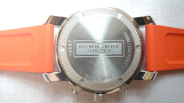 2022122815332948 - 專櫃正品BURBERRY/巴寶莉瑞士手錶 時裝經典計時橡膠 女錶BU7763￥780