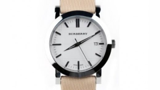 2022122904535847 520x293 - 巴寶莉手錶 BURBERRY 帆佈格紋男士手錶 BU1390￥1080
