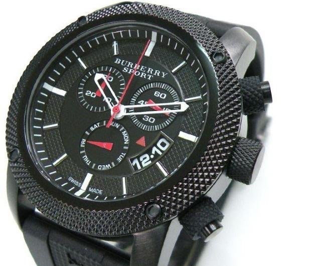 2022122906352839 - 博柏利BURBERRY （巴寶莉） SPORT繫列三眼計時時尚時裝橡膠錶帶男錶 BU7701￥1122