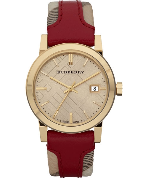 2022122906573156 - BURBERRY巴寶莉時尚經典格紋優雅金色女錶BU9111￥1050