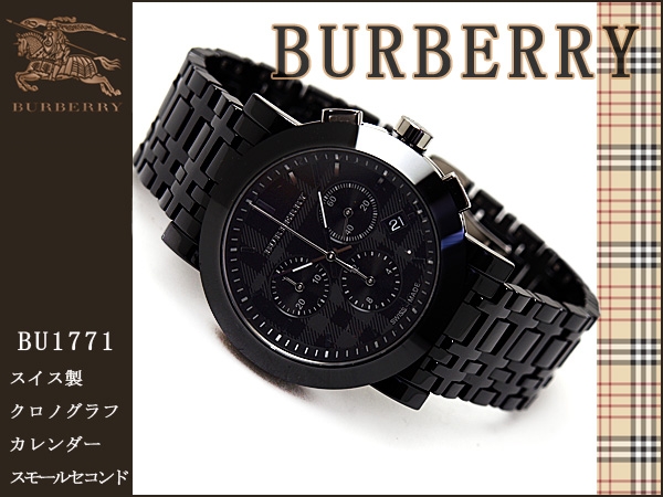 2022122907055144 - 博柏利Burberry（巴寶莉） 黑色陶瓷石英手錶 BU1771 時尚錶盤設計 彰現個性魅力￥1180