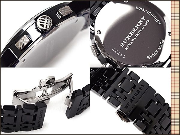 2022122907055337 - 博柏利Burberry（巴寶莉） 黑色陶瓷石英手錶 BU1771 時尚錶盤設計 彰現個性魅力￥1180