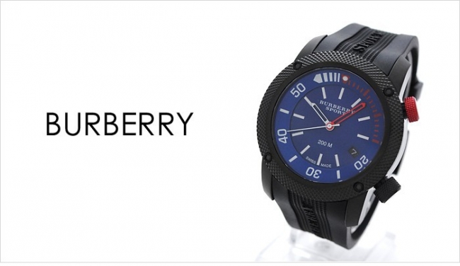 2022122907182620 - BURBERRY巴寶莉英倫風情藍色運動大錶盤橡膠男錶BU7721￥1184