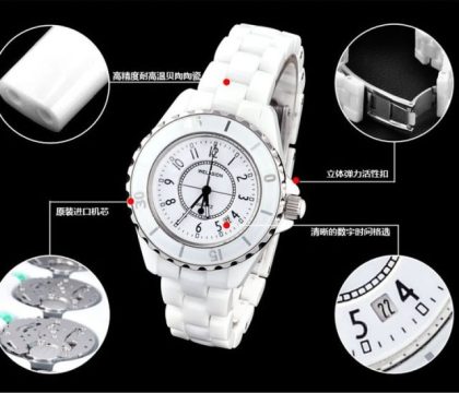 2022122911584750 420x360 - 巨星最愛 J12白色女款石英手錶鑲鉆陶瓷女錶 陶瓷情侶錶￥1590