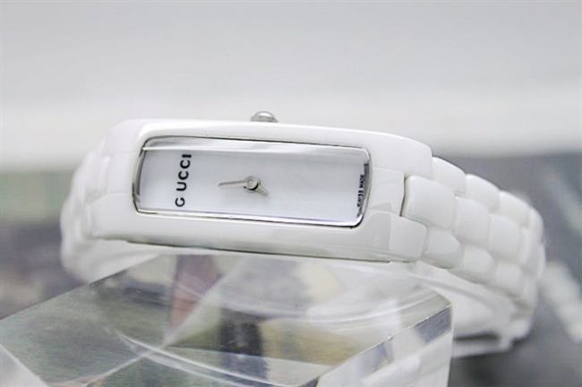 2022122912095498 - 時裝錶 Gucci 古馳女手錶 女士陶瓷手錶 水鉆錶 石英錶￥1593