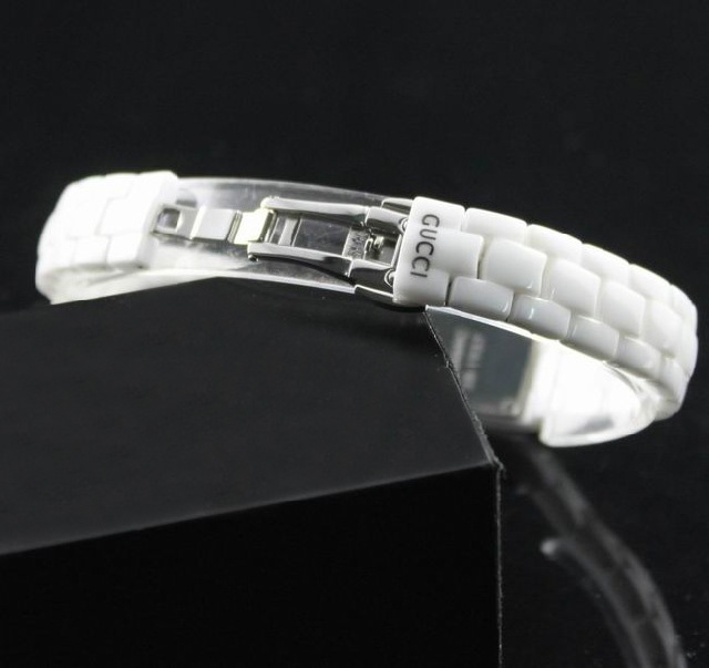 2022122912095655 - 時裝錶 Gucci 古馳女手錶 女士陶瓷手錶 水鉆錶 石英錶￥1593