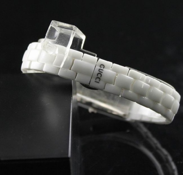 2022122912095772 - 時裝錶 Gucci 古馳女手錶 女士陶瓷手錶 水鉆錶 石英錶￥1593