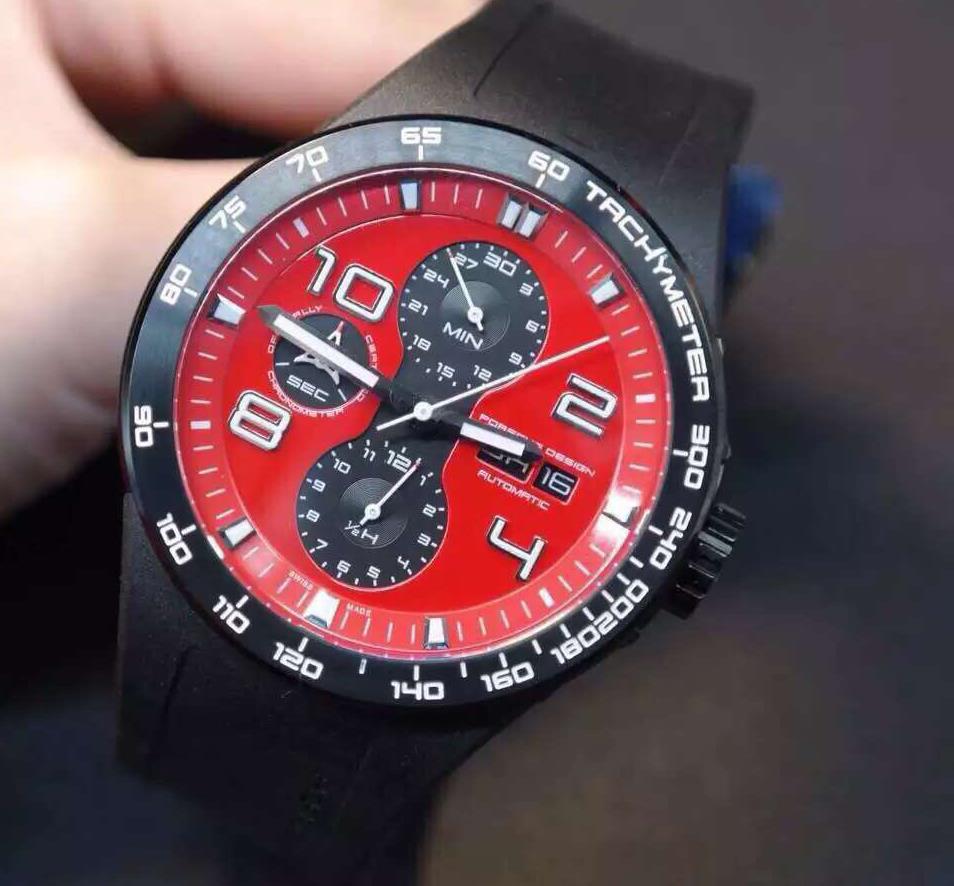 2022122915223979 - 保時捷腕錶，鈦鋼錶殼，瑞士7750機械機芯，透底，男錶，矽膠錶帶！￥1590