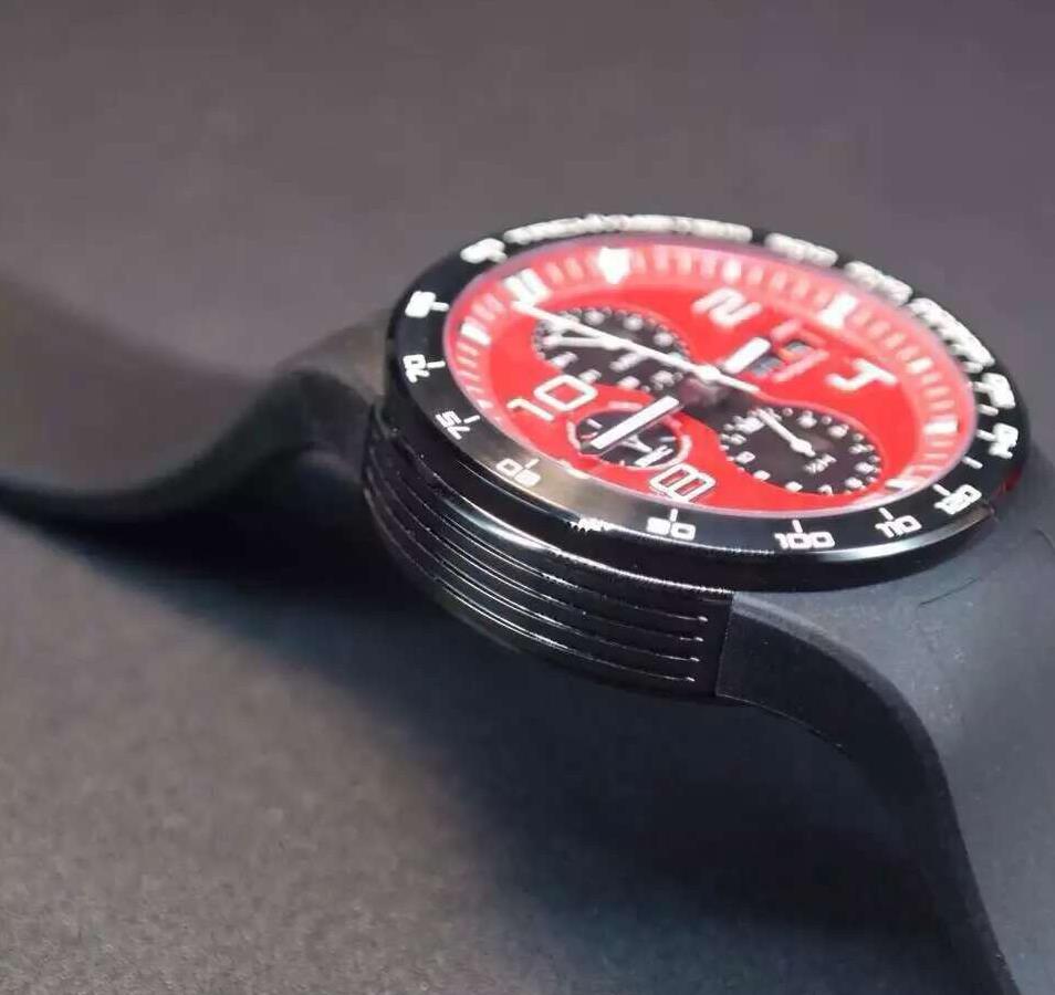 2022122915230586 - 保時捷腕錶，鈦鋼錶殼，瑞士7750機械機芯，透底，男錶，矽膠錶帶！￥1590