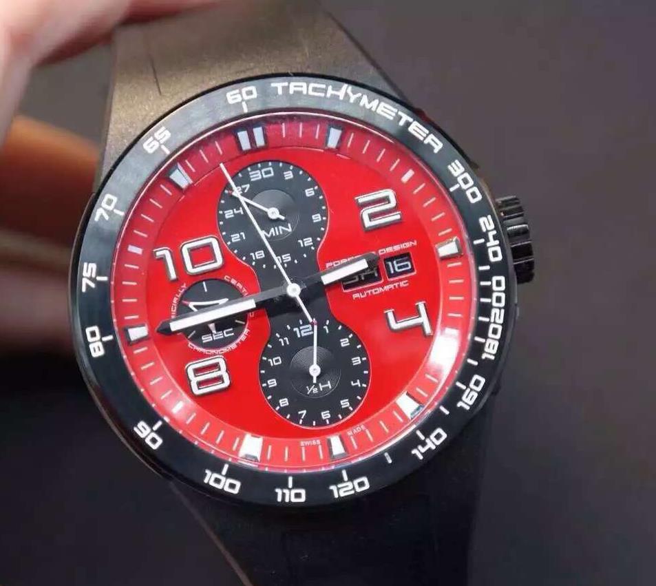 2022122915231344 - 保時捷腕錶，鈦鋼錶殼，瑞士7750機械機芯，透底，男錶，矽膠錶帶！￥1590