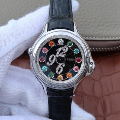 2022122915390346 420x419 - XF復刻芬迪變色珠寶女士手錶（Fendi）CrazyCarats全新腕錶繫列全新腕錶￥1790