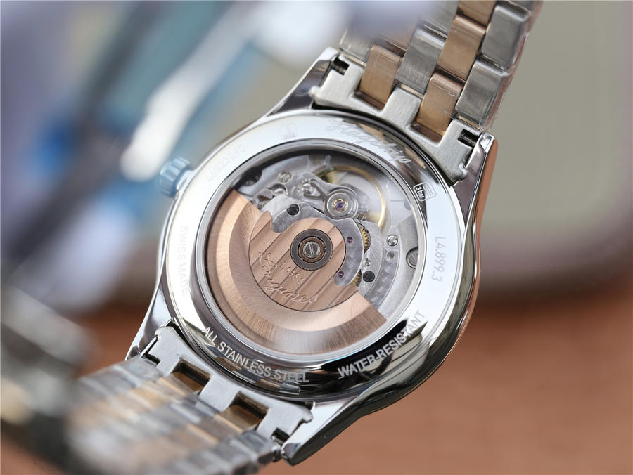 2023012613545121 - 浪琴軍旗高仿手錶腕錶 L4.899.3.92.7 雙日歴間金 機械男錶 gk廠￥2280