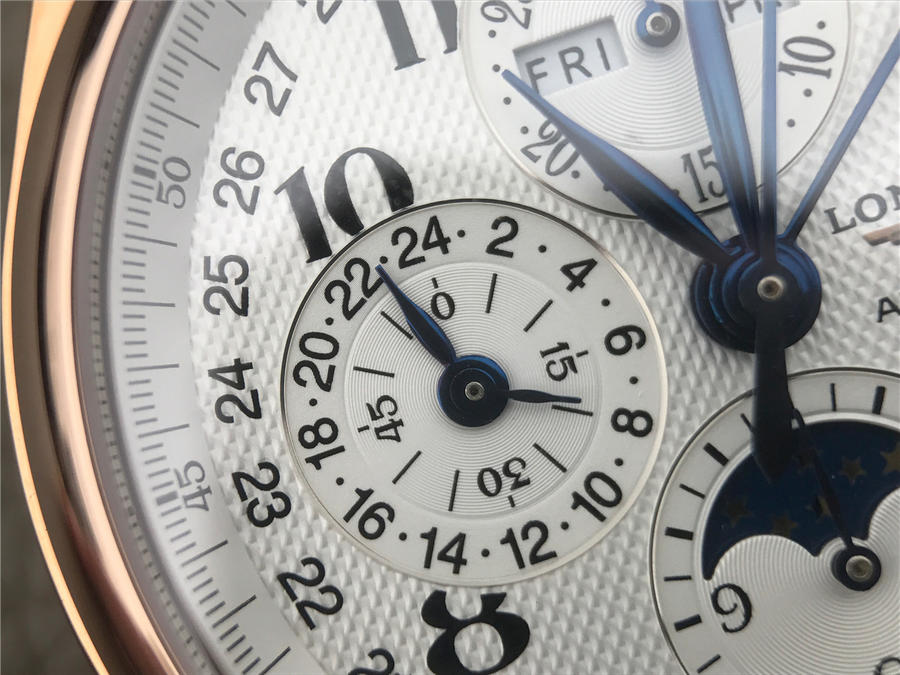 2023012614390316 - 浪琴名匠哪高仿手錶的好 3M復刻手錶浪琴名匠繫列L2.673.8.78.3 玫瑰金 高仿手錶 42mm￥2980