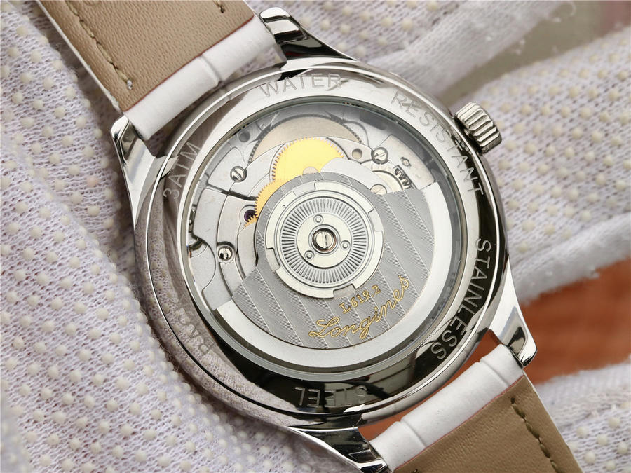 2023012710381228 - 浪琴名匠一比一復刻手錶多少錢 TW廠浪琴名匠繫列L2.503.0.83.3 月相 機械錶￥2880