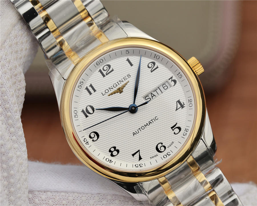 2023012711251970 - 浪琴好一點的名匠雙日歴高仿手錶價格 LG浪琴名匠L2.755.5.37.7 男錶￥2780