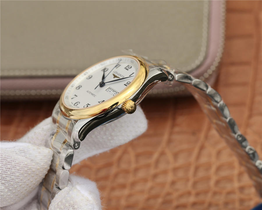 2023012711252372 - 浪琴好一點的名匠雙日歴高仿手錶價格 LG浪琴名匠L2.755.5.37.7 男錶￥2780