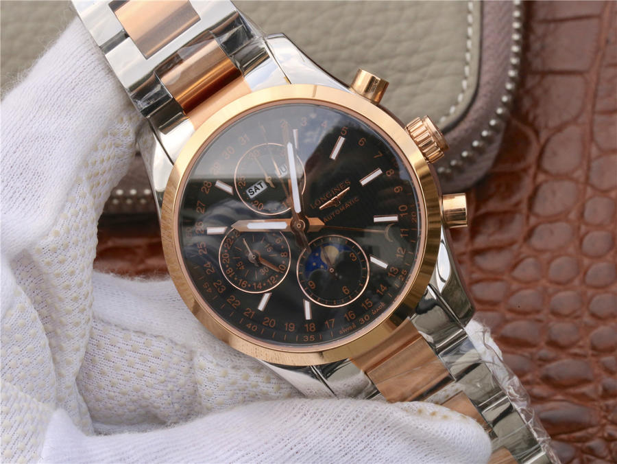 2023012711355732 - 浪琴手錶康鉑復刻手錶 浪琴制錶傳統繫列康鉑款多功能自動機械錶￥2980