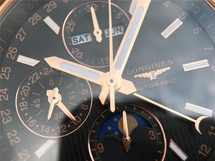 2023012711360348 - 浪琴手錶康鉑復刻手錶 浪琴制錶傳統繫列康鉑款多功能自動機械錶￥2980