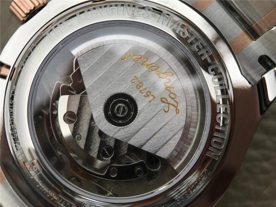 2023012811420071 - 浪琴月相高仿手錶版本 3M廠浪琴名匠優雅繫列42mm大號月相男錶￥2980