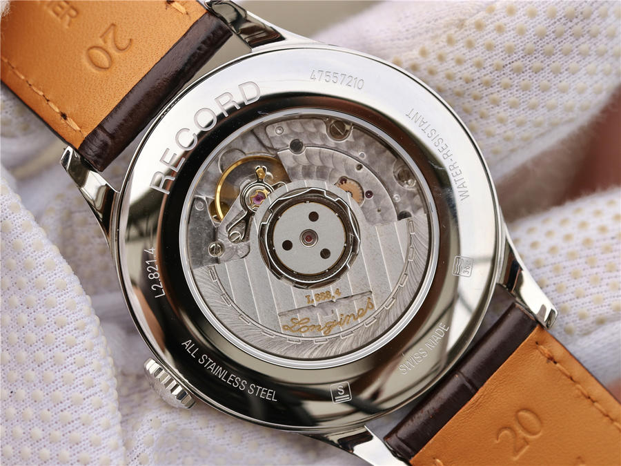 2023012814225530 - 復刻手錶浪琴開創者多少錢 AF廠浪琴手錶開創者L2.821.4.76.2機械男高仿手錶￥2680