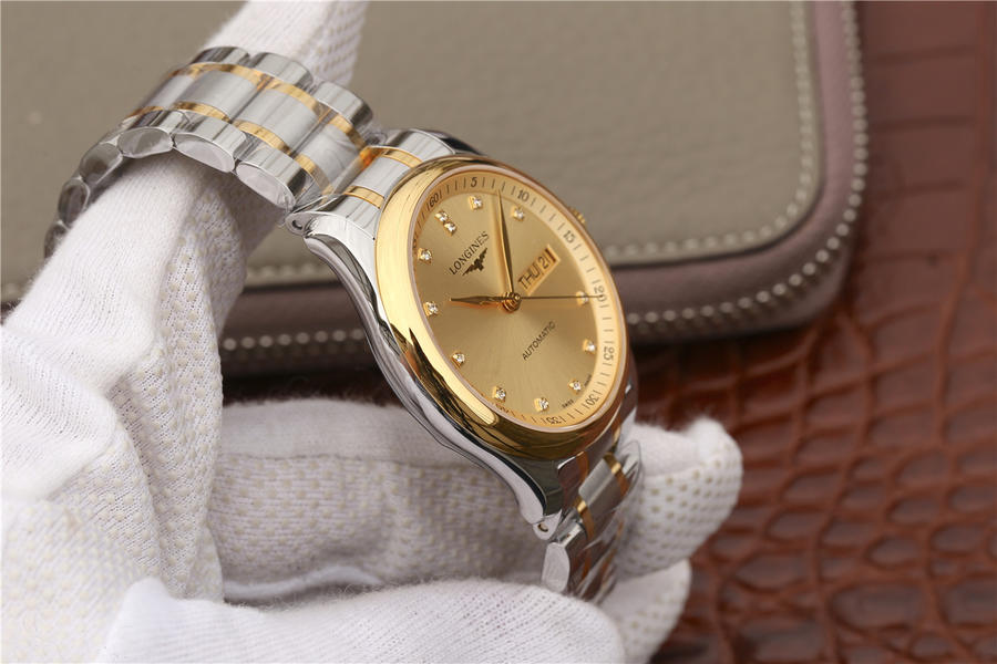 2023012814360265 - 浪琴雙日歴高仿手錶多少錢 LG廠浪琴手錶L2.755.5.37.7￥2780