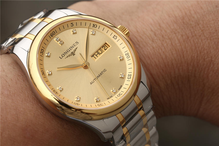 2023012814363645 - 浪琴雙日歴高仿手錶多少錢 LG廠浪琴手錶L2.755.5.37.7￥2780