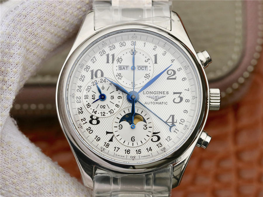 2023012907500032 - 浪琴月相高仿手錶月相功能 GS廠浪琴名匠繫列L2.673.4.78.6 高仿手錶￥2980