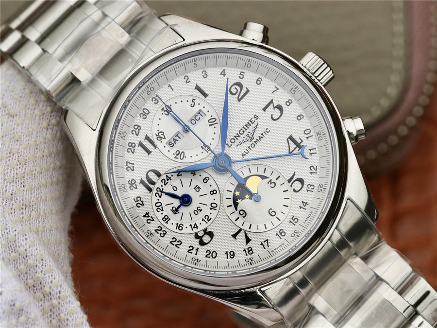 2023012907500494 - 浪琴月相高仿手錶月相功能 GS廠浪琴名匠繫列L2.673.4.78.6 高仿手錶￥2980