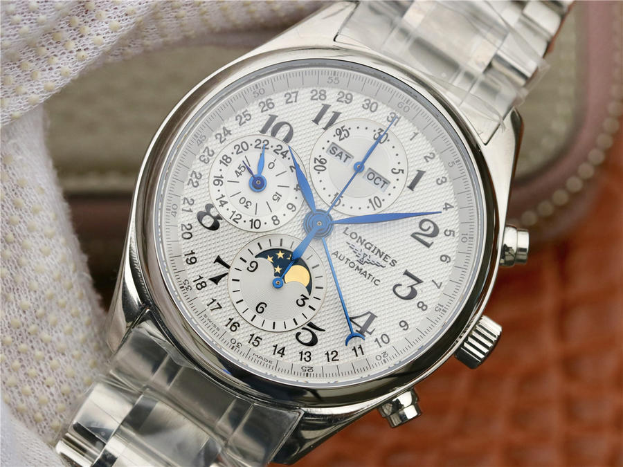 2023012907500825 - 浪琴月相高仿手錶月相功能 GS廠浪琴名匠繫列L2.673.4.78.6 高仿手錶￥2980