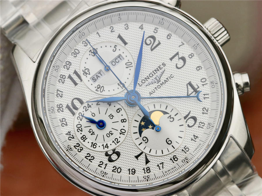 2023012907501132 - 浪琴月相高仿手錶月相功能 GS廠浪琴名匠繫列L2.673.4.78.6 高仿手錶￥2980
