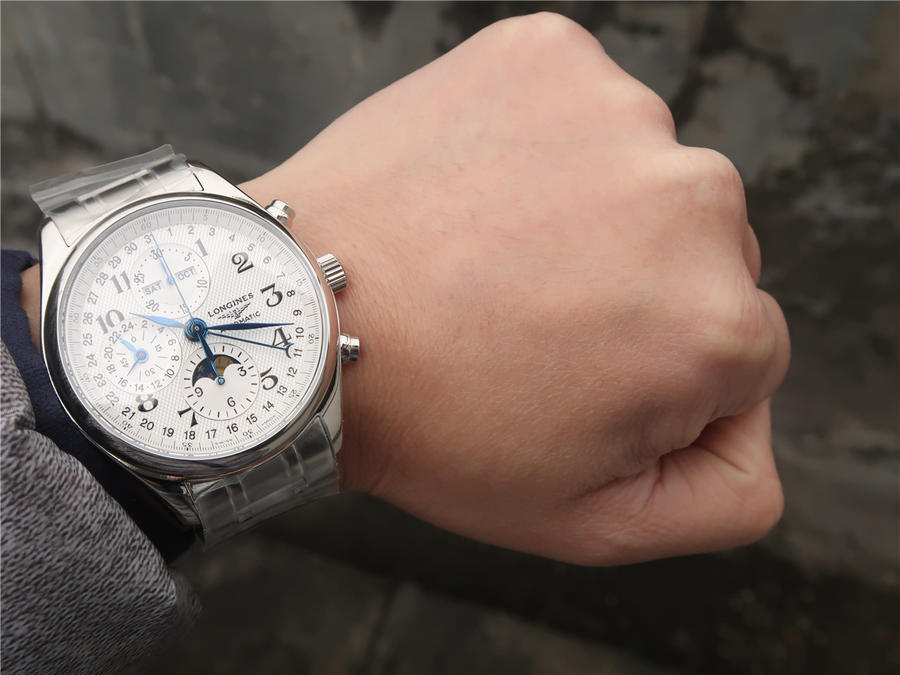 2023012907502524 - 浪琴月相高仿手錶月相功能 GS廠浪琴名匠繫列L2.673.4.78.6 高仿手錶￥2980