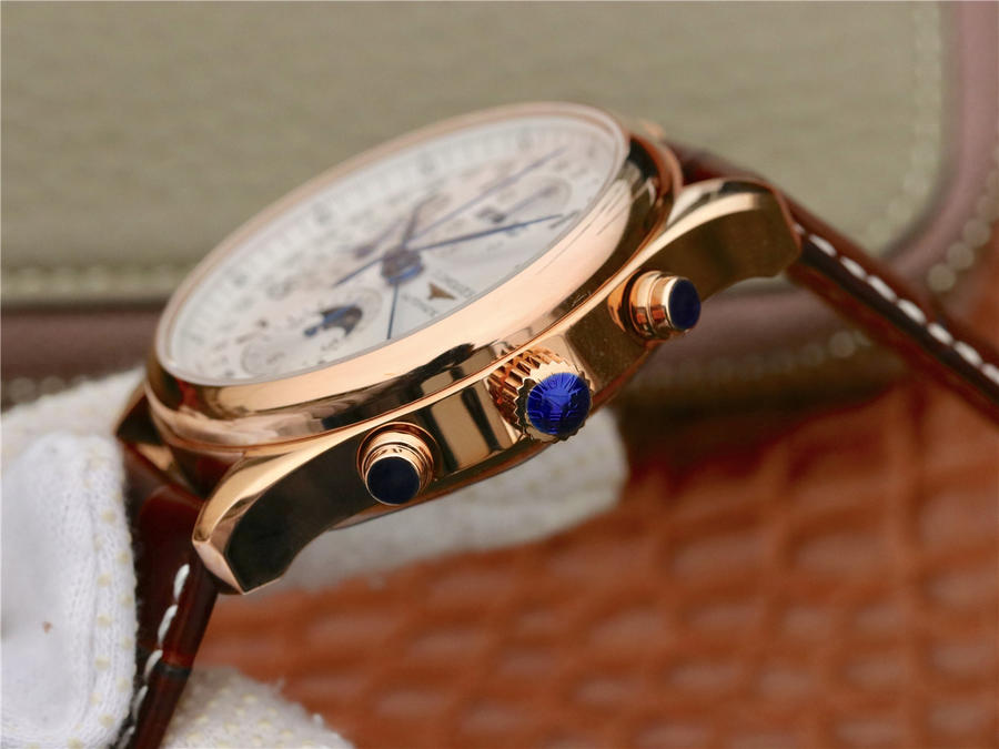 2023012908185559 - 復刻手錶浪琴月相錶價格 GS廠浪琴名匠繫列L2.673.8.78.3 玫瑰金皮帶高仿手錶￥2980