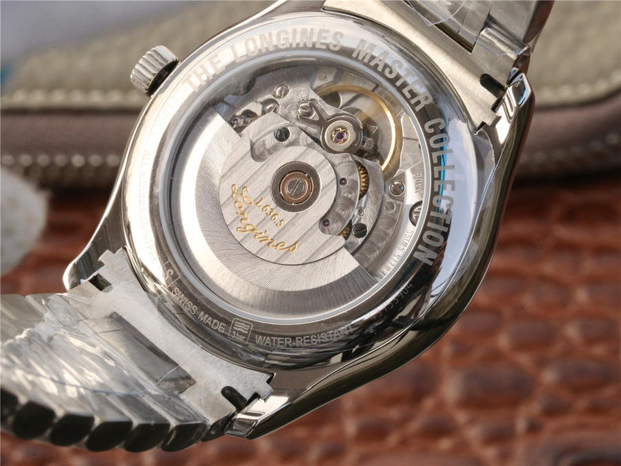 2023013007373777 - 仿浪琴雙日歴手錶價格 LG廠浪琴名匠繫列L2.755.4.77.6 機械男錶￥2680