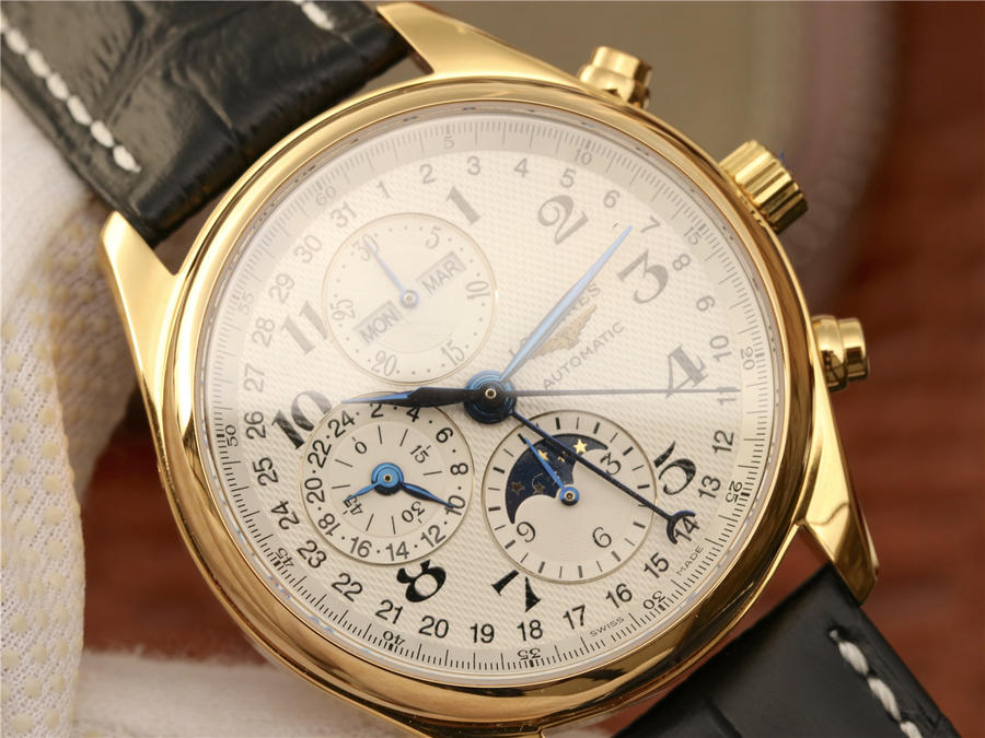 2023013012032185 - 浪琴名匠月相哪家高仿手錶的好 3m廠浪琴八針月相全金 42毫米￥2880