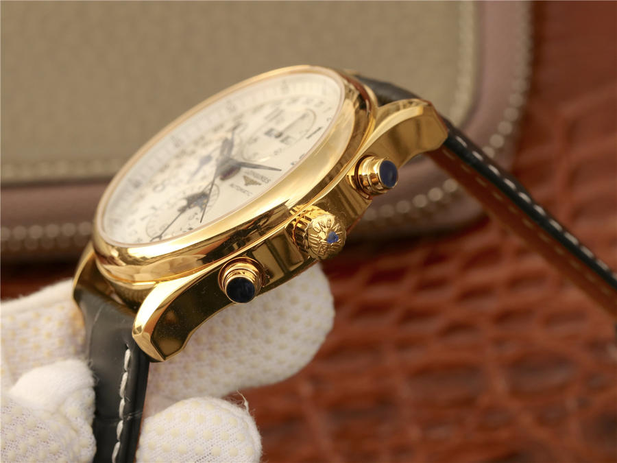 2023013012035118 - 浪琴名匠月相哪家高仿手錶的好 3m廠浪琴八針月相全金 42毫米￥2880
