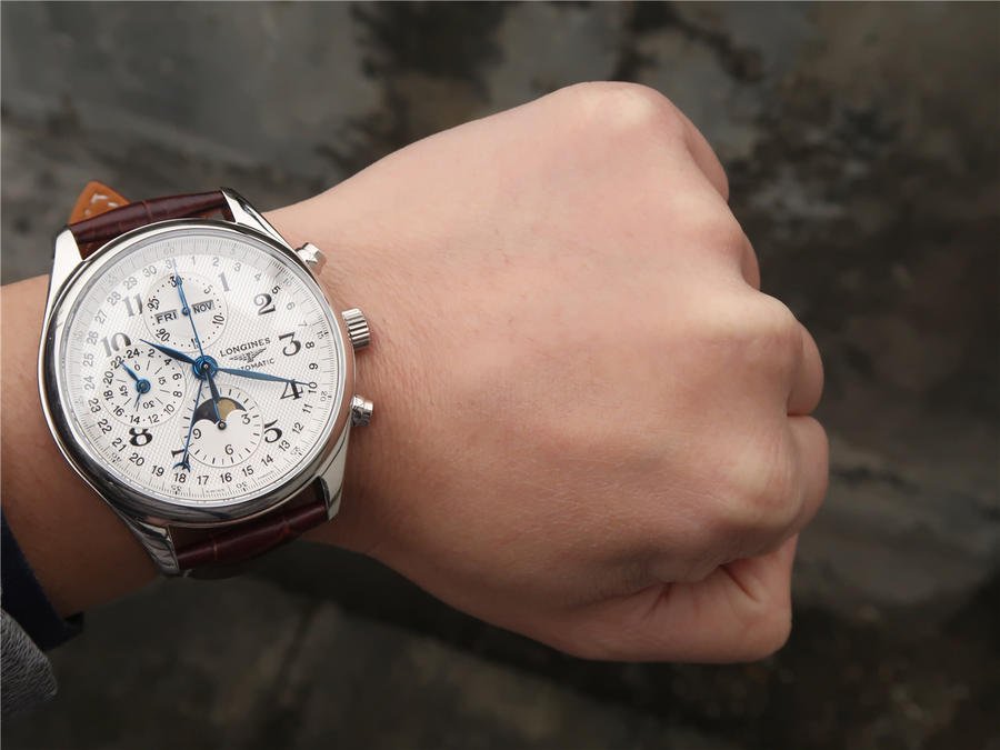 2023013014342942 - 浪琴月相高仿手錶那個廠 GS廠浪琴名匠月相錶L2.673.4.78.3 男錶￥2880