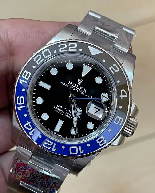2023020108343718 - c廠手錶勞力士格林尼治型II clean廠手錶精仿勞力士116710BLNR GMT 黑藍圈 機械錶￥4580