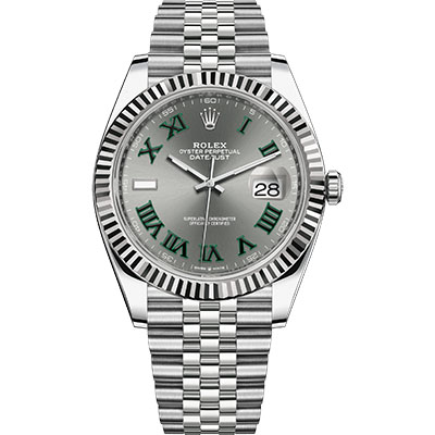 2023020108435361 - c廠手錶勞力士日誌價格 41腕錶 m126334 石闆灰色錶盤 綠籮￥3780