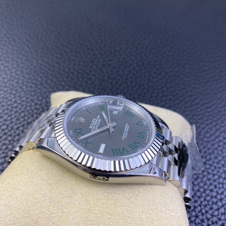 2023020108440483 - c廠手錶勞力士日誌價格 41腕錶 m126334 石闆灰色錶盤 綠籮￥3780
