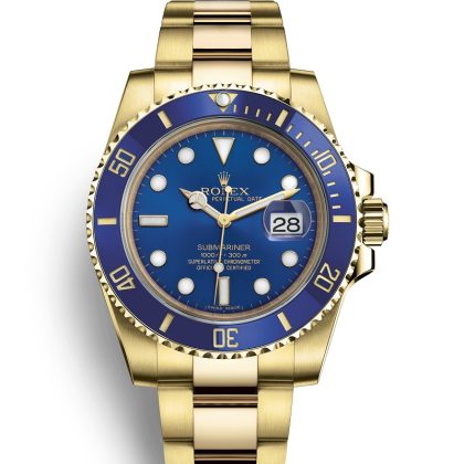 202302080502073 420x420 - vs廠手錶全金色藍水鬼 精仿勞力士全金藍鬼價格 116618lb 3135機芯￥4980