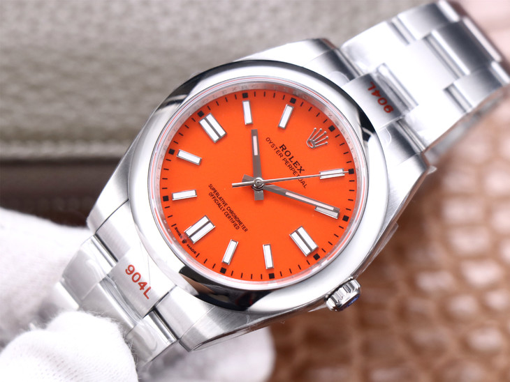 2023020909133113 - 勞力士蠔式恆動仿錶價格 ew廠手錶2020新款勞力士蠔式恆動型41毫米 124300 橙色￥3280