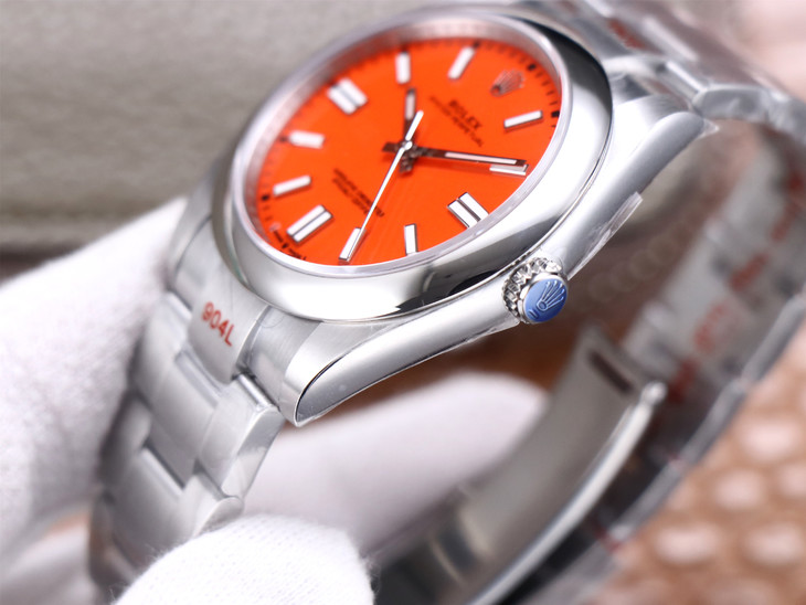 2023020909133719 - 勞力士蠔式恆動仿錶價格 ew廠手錶2020新款勞力士蠔式恆動型41毫米 124300 橙色￥3280