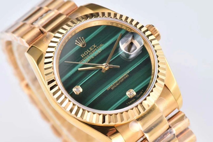 2023021011333378 - 仿勞力士日誌的手錶 rxw廠手錶勞力士孔雀石碧綠日誌￥3180