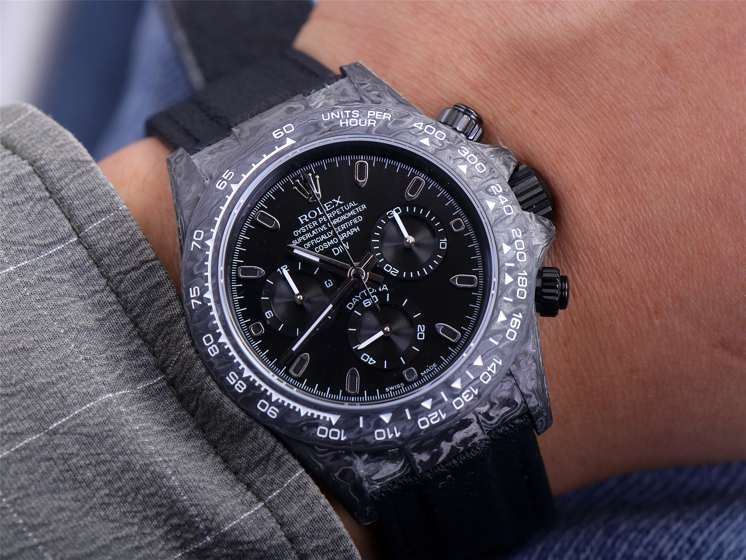 2023021204261077 - 哪裏可以買復刻勞力士迪通拿 JH廠手錶勞力士迪通拿碳纖維定制版 復刻錶￥4580