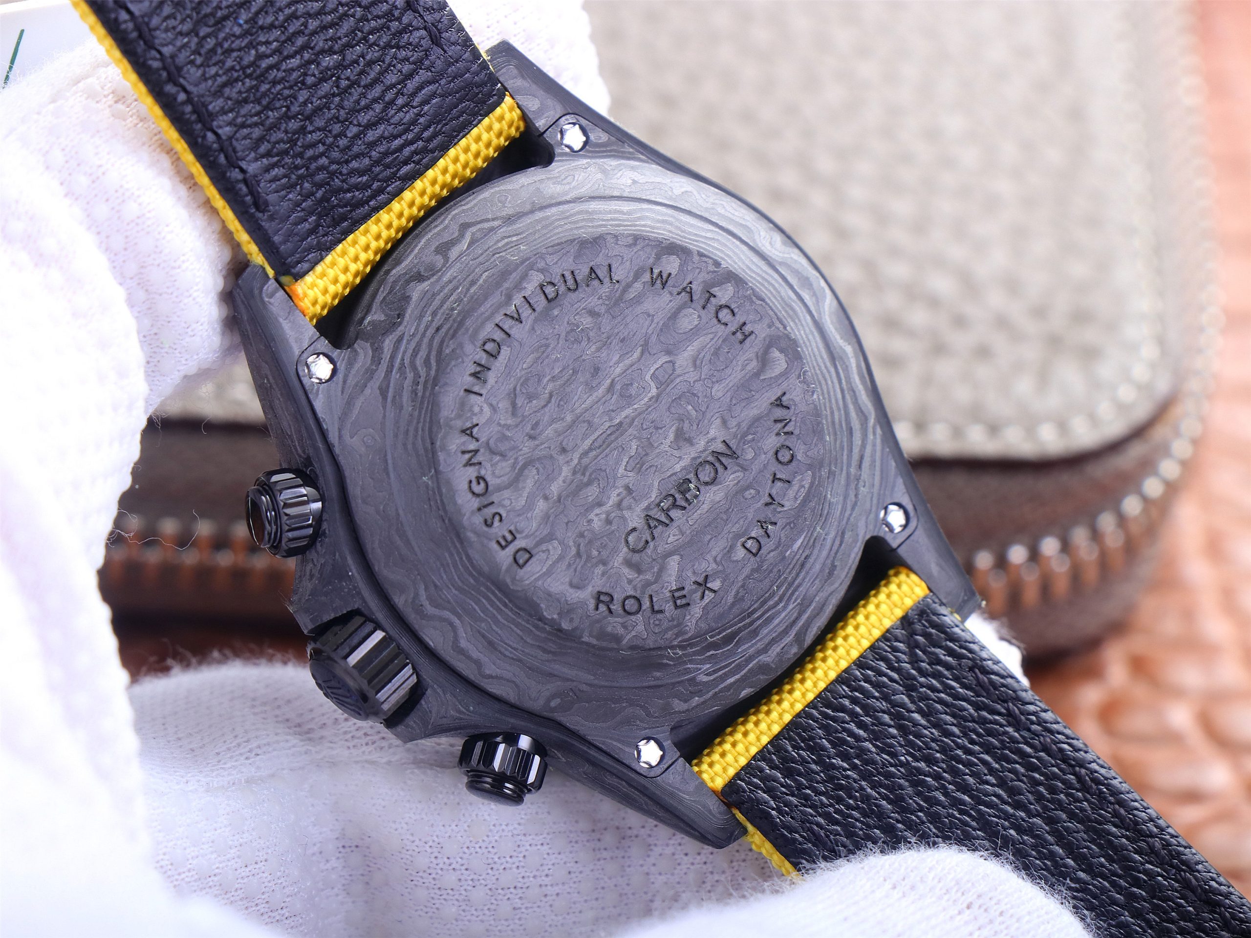2023021204524840 scaled - 高仿彩色迪通拿手錶價格 JH廠手錶勞力士迪通拿碳纖維定制版 復刻錶￥4580
